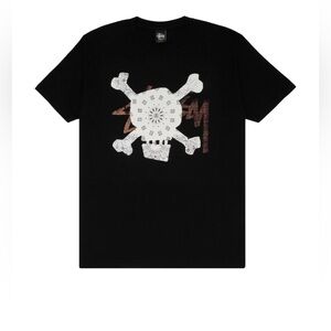 Stussy Paisley Skull Tee 'Black' / NWT / Medium